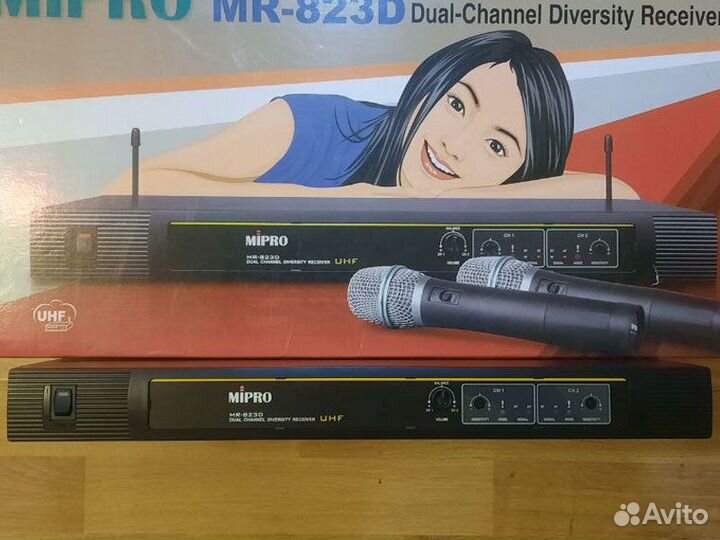 Радиомикрофоны mipro MR-823D петл. (788MHz,798MHz)