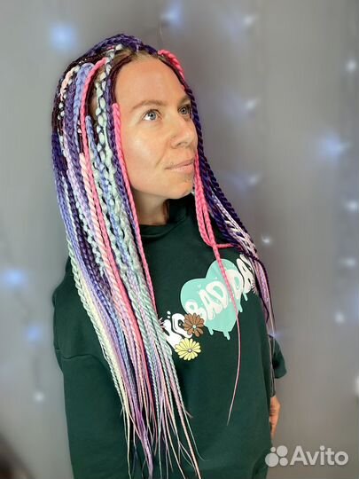 Косички с канекалоном.косы. Афрокосы.Афропрически