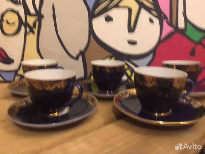 Чайная пара Императорский фарфоровый завод