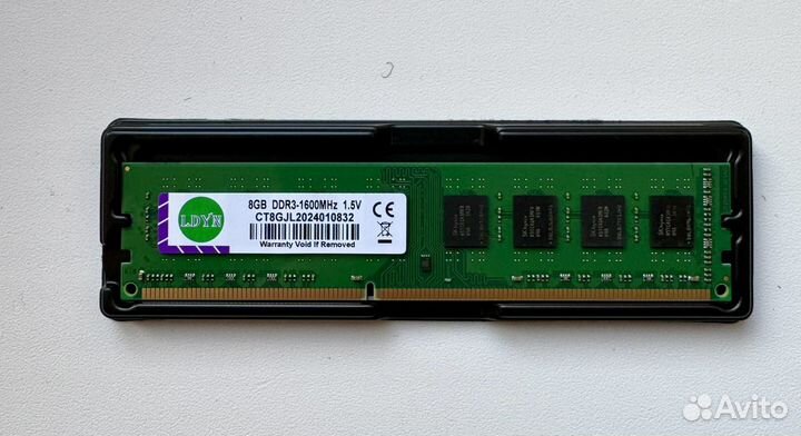 Оперативная память 8gb DDR3 1600MHz для пк