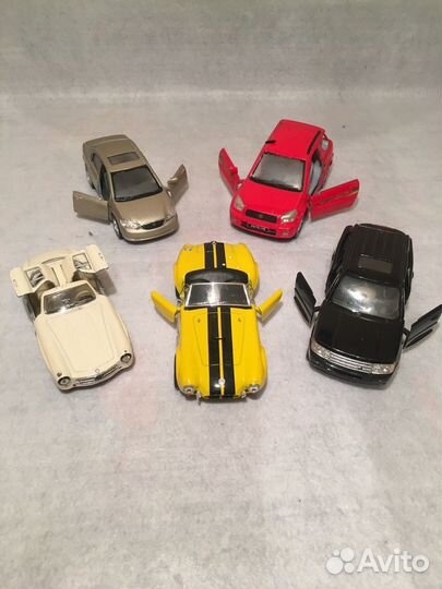 Модели машинок 1:32-43, kinsmart, wеlly и др