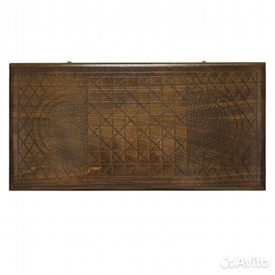 Нарды и шашки резные Знак зодиака Водолей 61 х 61 см бук Армения 62628