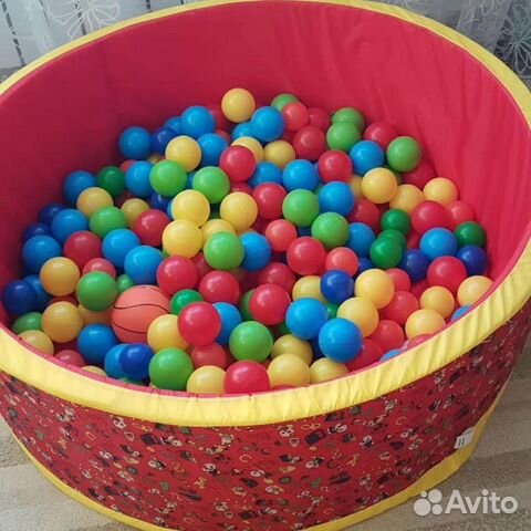 Сухой бассейн с шариками большой 190 шариков