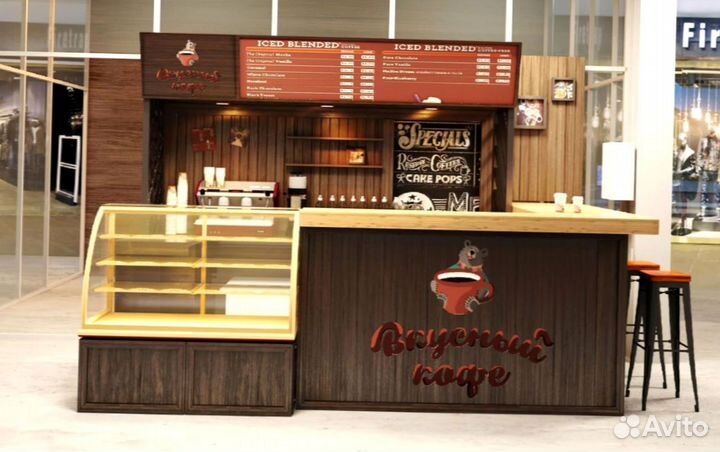 Витрина для точки подаж