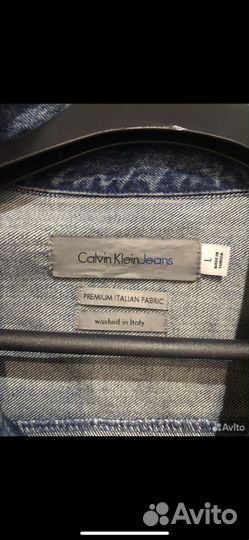 Топовая джинсовая куртка Calvin Klein оригинал L