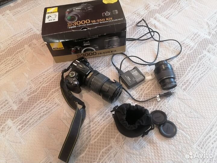 Продам фотоаппарат nikon D3000
