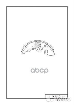 Колодки тормозные барабанные Mazda k3410 Kashiyama