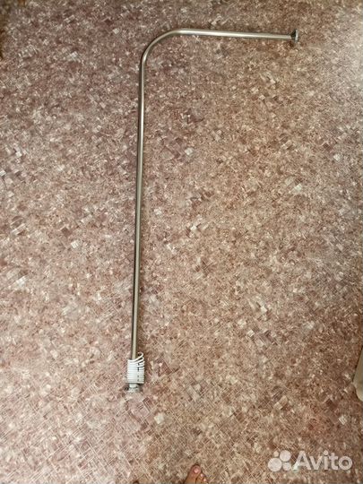 Карниз для ванной угловой 170/70