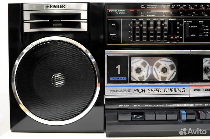 Стереофоническая Магнитола Fisher PH-W702K, 1989г