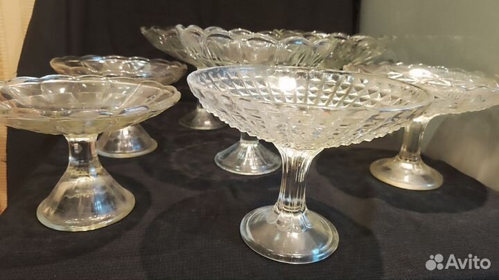 Конфетница фруктовница на ножке СССР