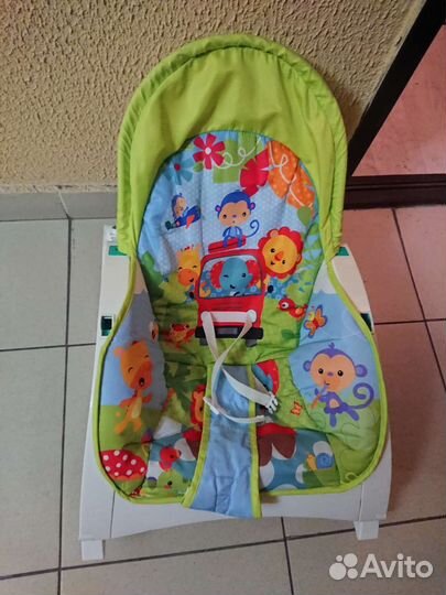 Шезлонг переносной вибро музыка