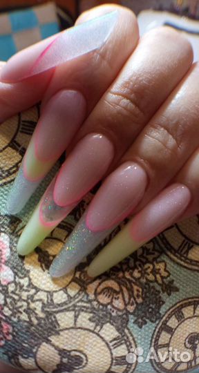 Укрепление гелем, наращивание ногтей