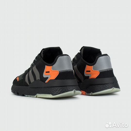 Кроссовки Adidas Nite Jogger Black Orange