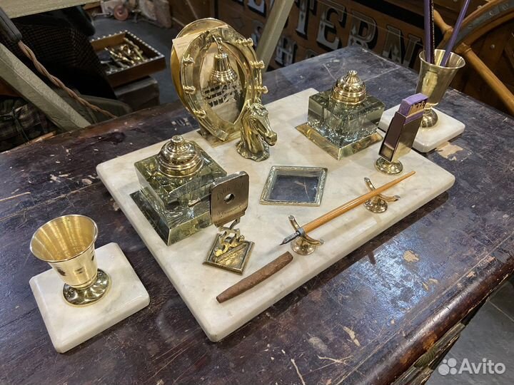 Антикварный письменный прибор, 19 век