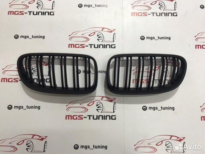 Ноздри BMW 3 серии E92 10-13г Черный Мат