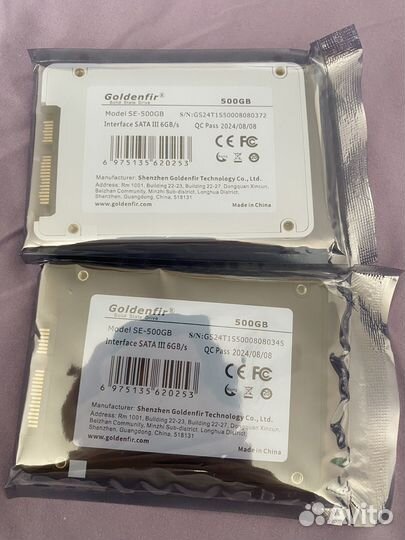 Новые ssd 500gb