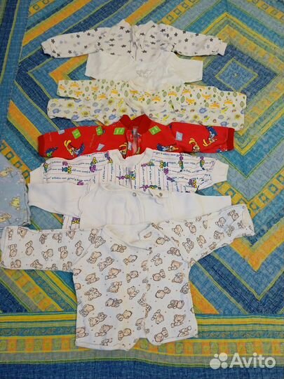 Вещи на малышку от рождения