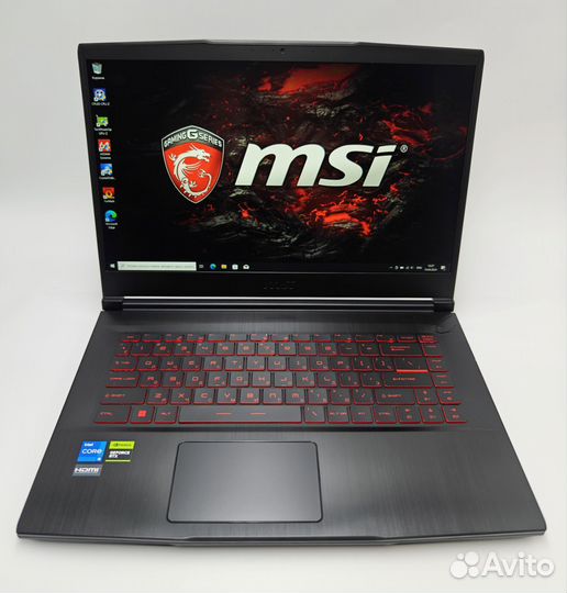 Игровой ноутбук MSI Thin GF63 I5/16Gb/RTX4050/512G