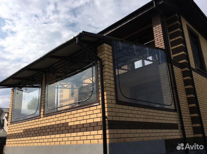 Мягкие окна для веранды / не желтеют