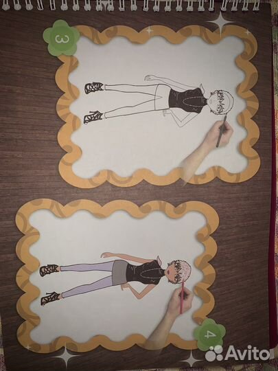 Раскраска Модельное агенство