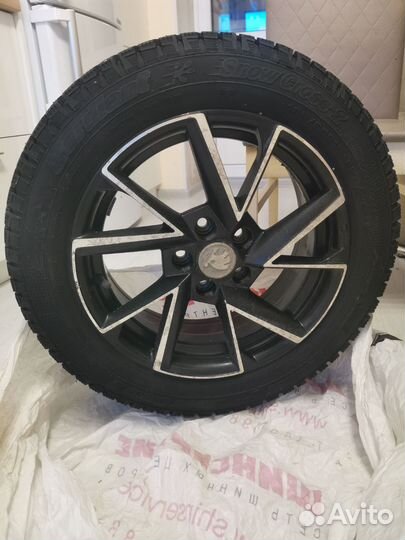 Колеса r 15 зимние литье на шкода, ваг