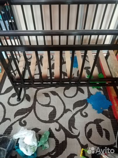 Детская кровать с матрасом бу