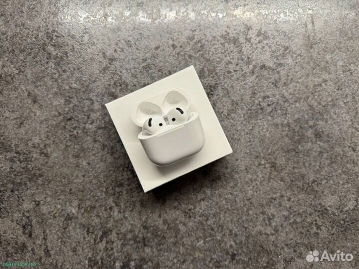 Apple AirPods 4/Pro 2 чистый звук +чехол