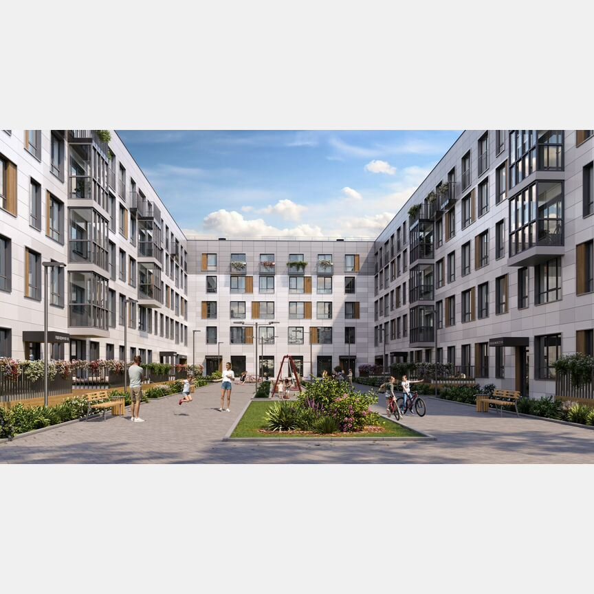 1-к. квартира, 45,1 м², 1/5 эт.