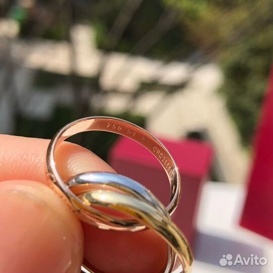 Кольцо Cartier trinity маленькая модель