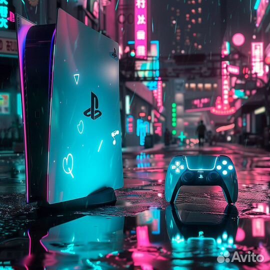 Приставка Sony Playstation PS5 1tb с дисководом