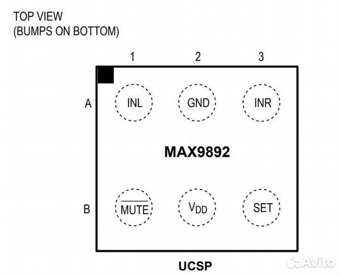 Микросхема MAX9892ELT