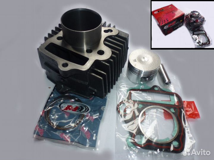 Поршневая мопеда Альфа V-110куб