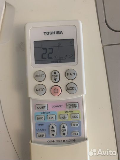 Внутренний блок кондиционера toshiba