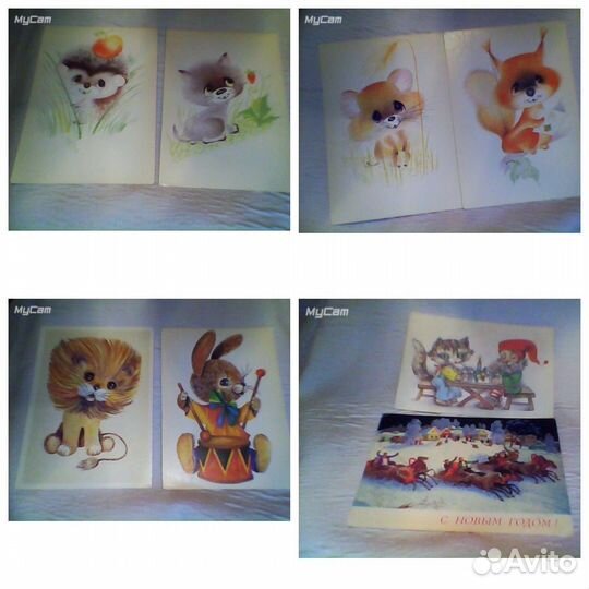 Открытки, наборы, почт. карточки, конверты СССР