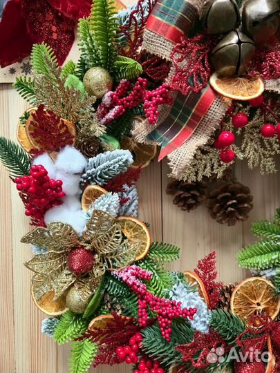 Новогодний рождественский венок