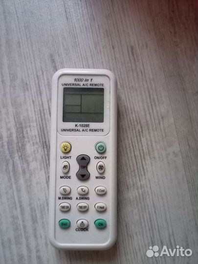 Универсальный пульт для сплит систем