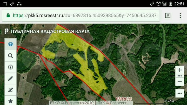 Участок 45 га (СНТ, ДНП)