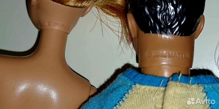 Куколки винтажные номерные и одежда