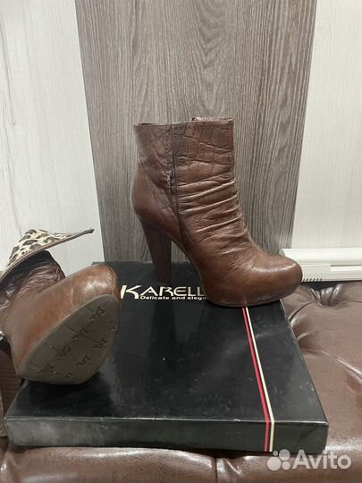 Ботильоны натуральная кожа