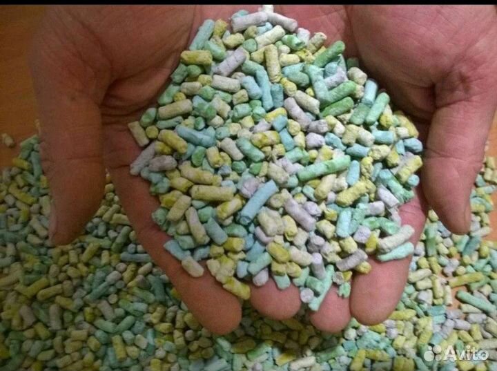 Бумажный наполнитель для кошек, птиц, грызунов