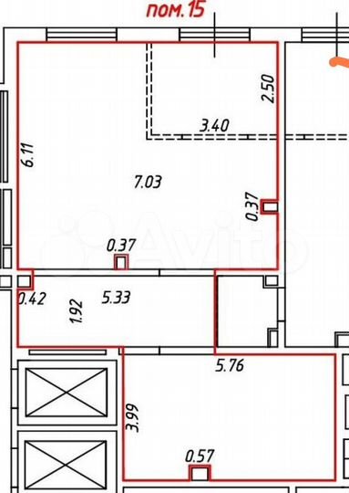 Свободного назначения, 71.6 м²