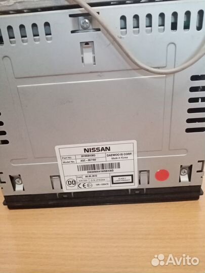 Магнитола nissan qashqai j10