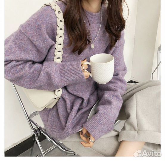 Свитер оверсайз размер М L XL