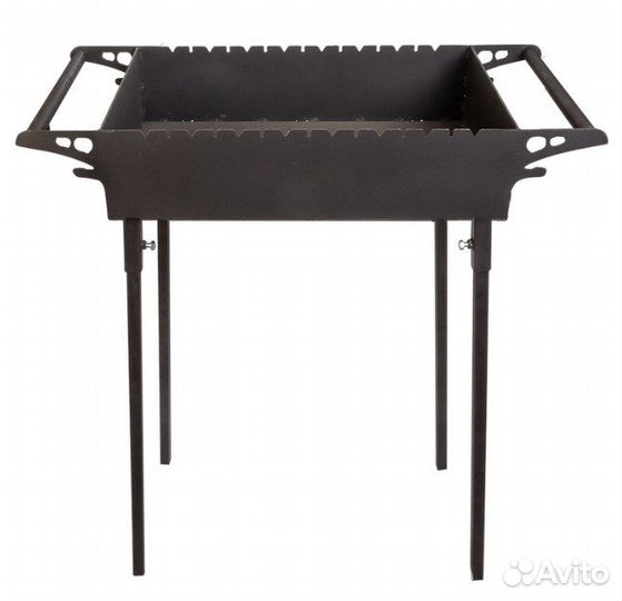 Мангал средний, разборный, походный, 3 мм