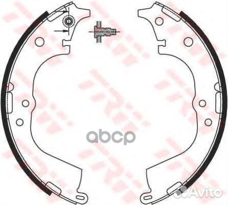 Колодки тормозные барабанные задн toyota: hiace