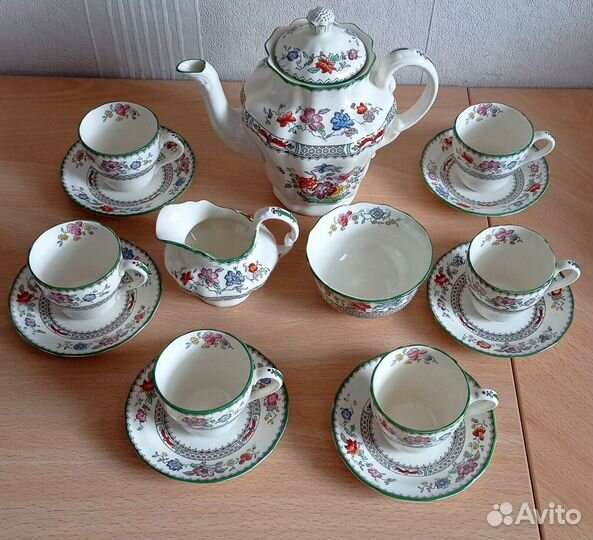Сервиз Англия фарфор посуда Spode антик винтаж