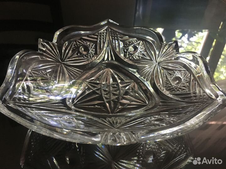 Хрустальные конфетницы СССР