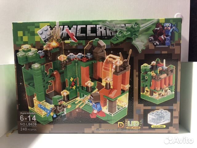Набор lego майнкрафт