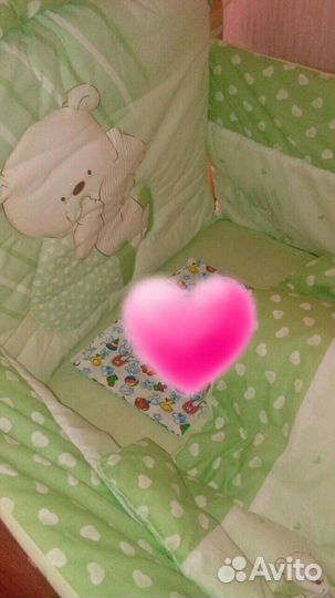 Комплект в кроватку для новорожденных
