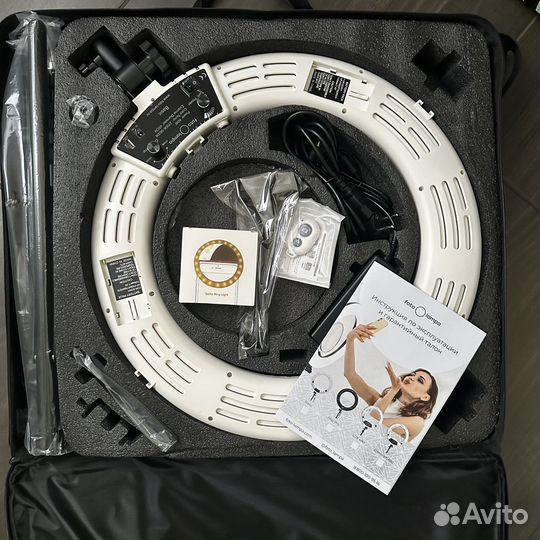 Кольцевая лампа 45 см со штативом